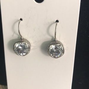 Silpada  Earrings Cinema Star Cubic Sterling